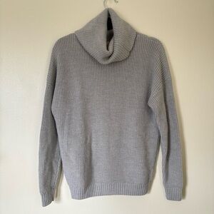 Grana | Gray Cowl Neck Sweater Size Small